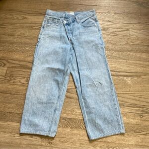 Agolde Light Blue Ankle & Cropped Jeans